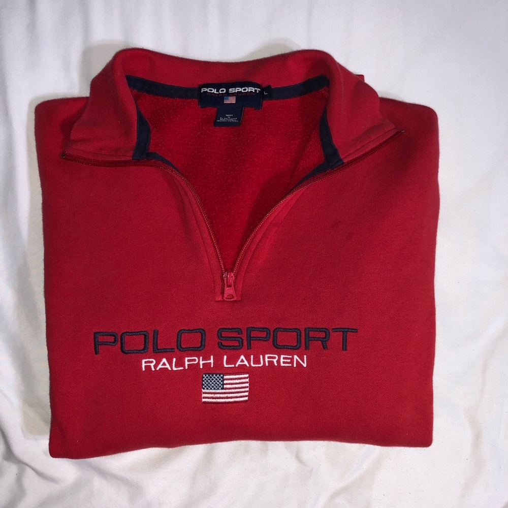 Vintage Polo Sport Half Zip - Picture 1 of 4